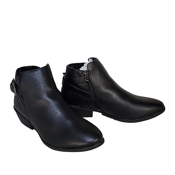 Vepose Women's Ankle Boots Chunky Low Heels Black Women's 11, NWT - Picture 1 of 13